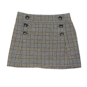 Gap Autumn Plaid Mini Skirt